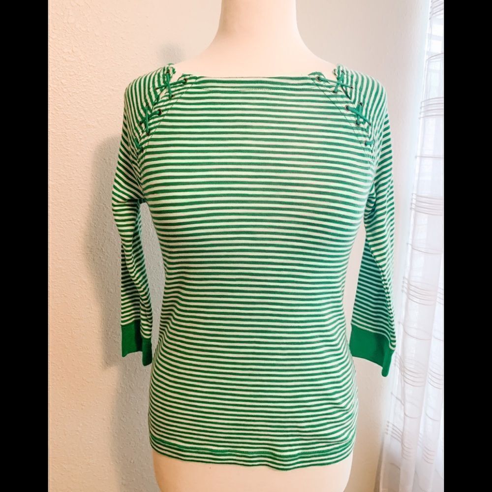 Ralph Lauren Boat Neck striped Top